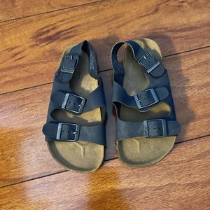 Kids blue Birkenstocks